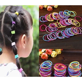50Pcs Baby Kids Girl Elastic Hair Bands Ponytail Holder Head Rope Ties_WK
