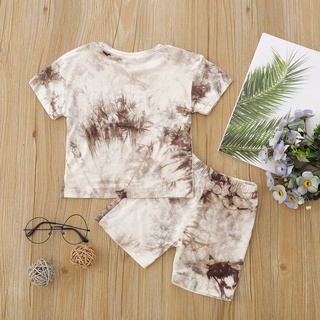 Ootd For Baby Boy Clothes Set For 1 Year Old Chinese Traditional Ink Tie-Dye Style Clothes #2