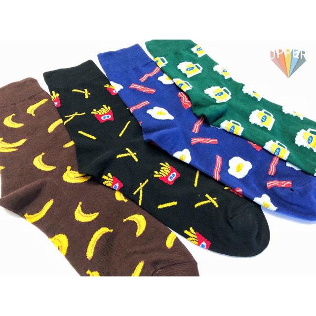 Korean Iconic Socks - Men Food Icons 1.0 | Shopee Philippines