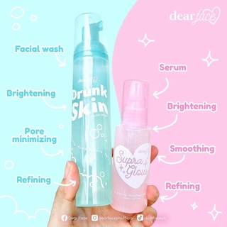 dear face drunk skin face wash