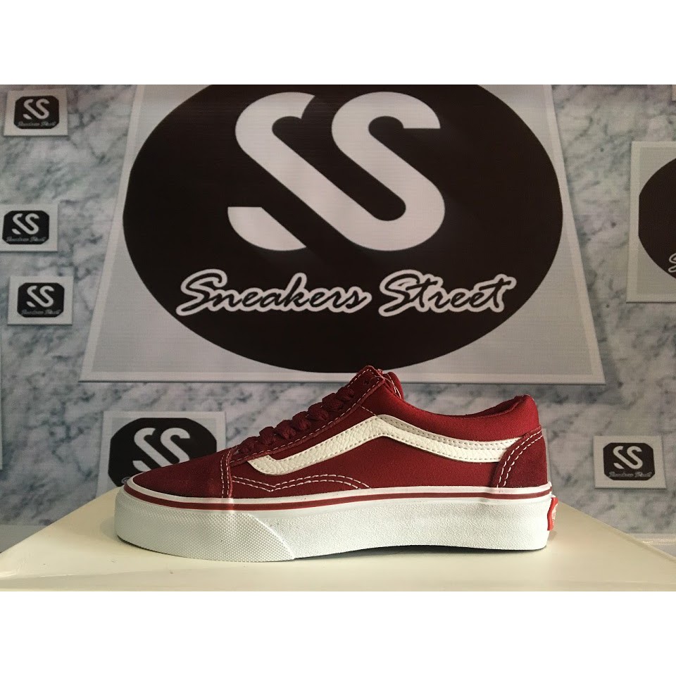 vans old school maroon