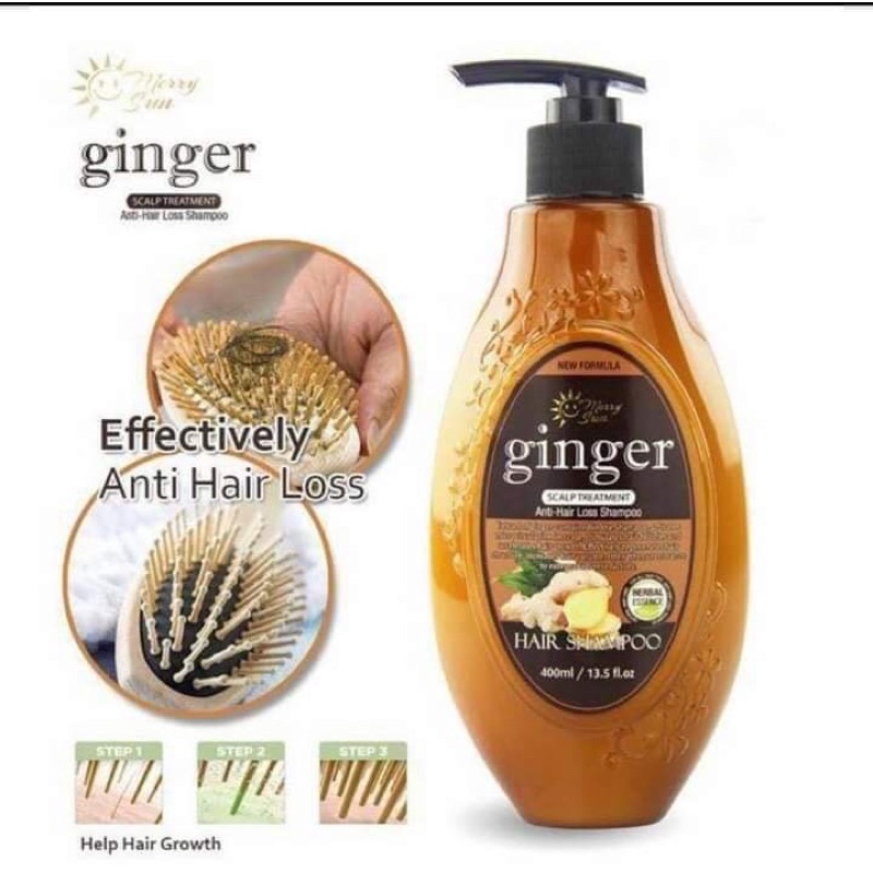 Merry Sun Ginger shampoo anti hairloss shampoo 400ml Shopee Philippines
