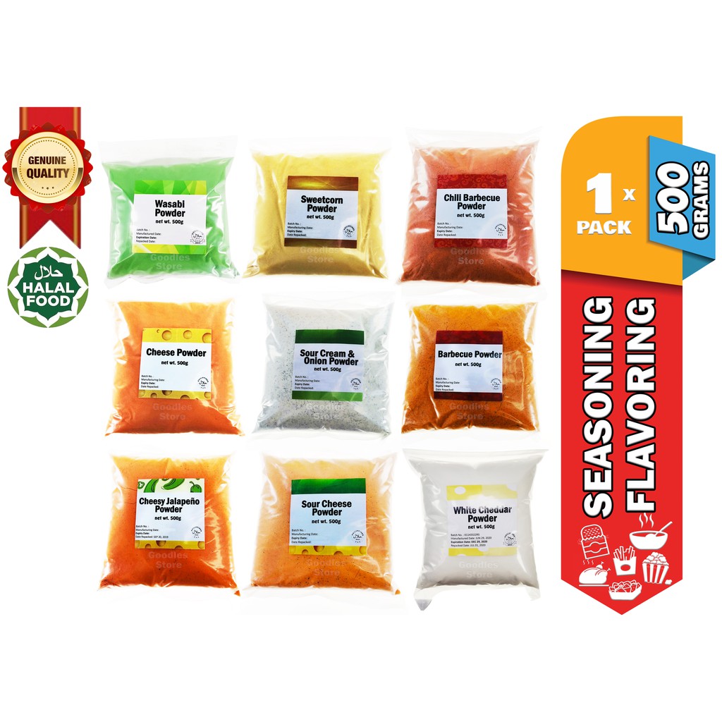 500g AUTHENTIC Potato Corner Flavors Fries Popcorn Nacho Flavoring