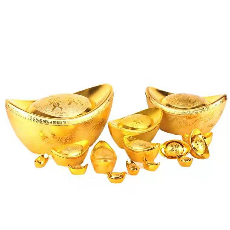 Prosperity Gold Bar Ingot Chinese New Year Decoration | Shopee Philippines