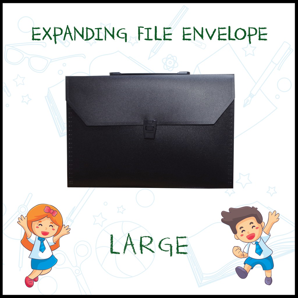 Expanding Envelope File with handle A4 to Legal size Shopee Philippines