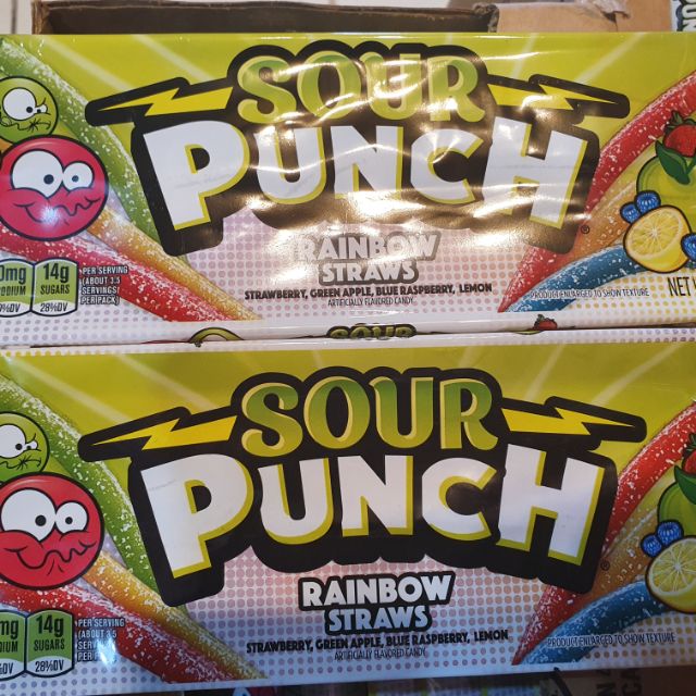 Sour punch rainbow straw Shopee Philippines