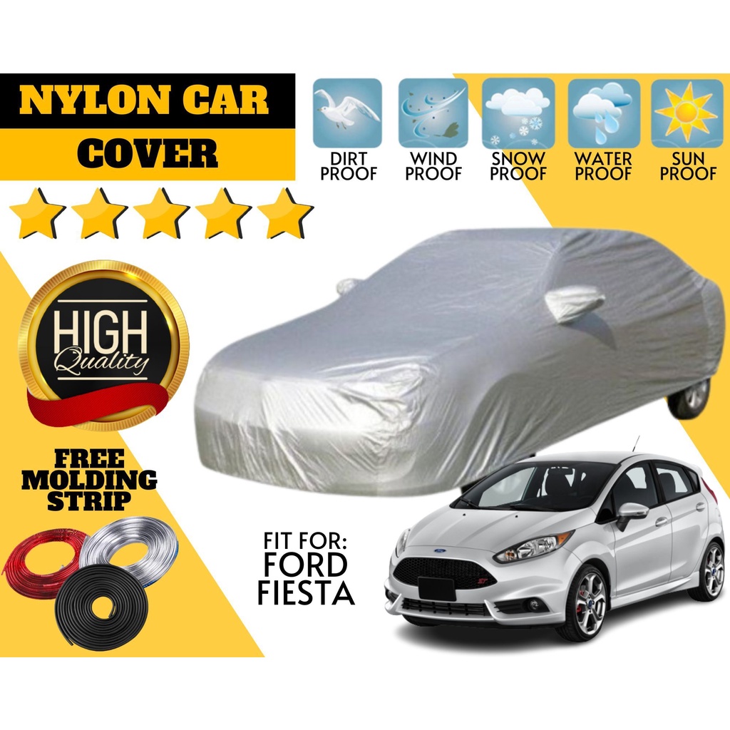 CAR COVER FOR FORD FIESTA WATERPROOF CAR COVER WITH FREE MOLDING STRIP