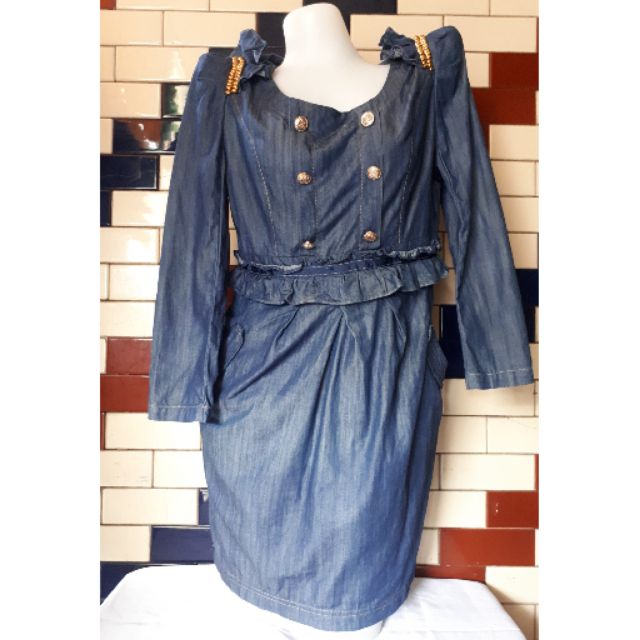 one piece dress jeans