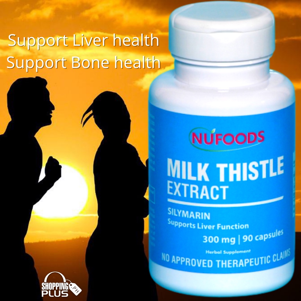 NuFoods Milk Thistle Extract Silymarin Liver Cleanse Fatty, hepatitis