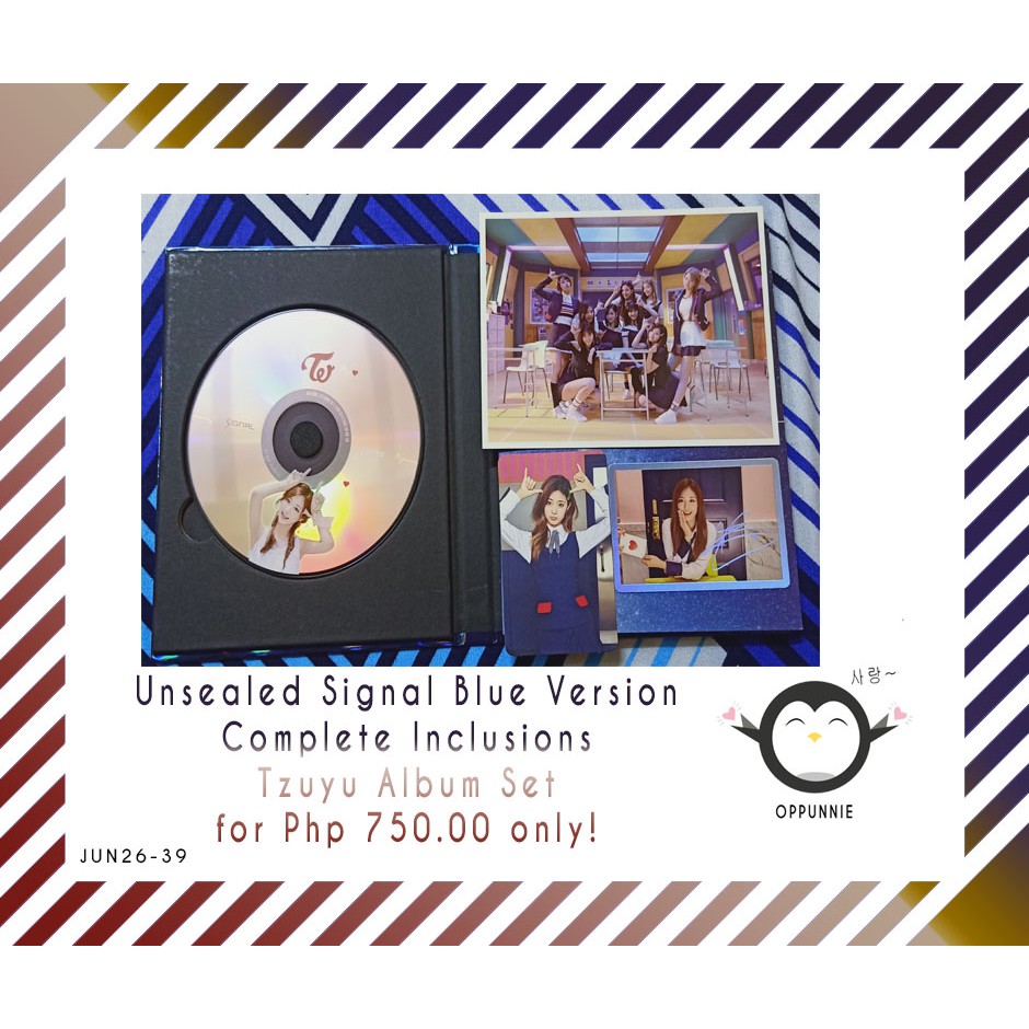 Unsealed Twice Signal Album Type C Cover Shopee Philippines