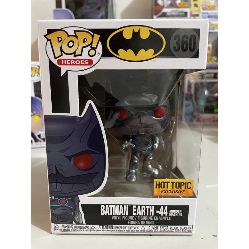 Funko Pop Hot Topic Exclusive Batman Earth -44 Murder Machine | Shopee  Philippines