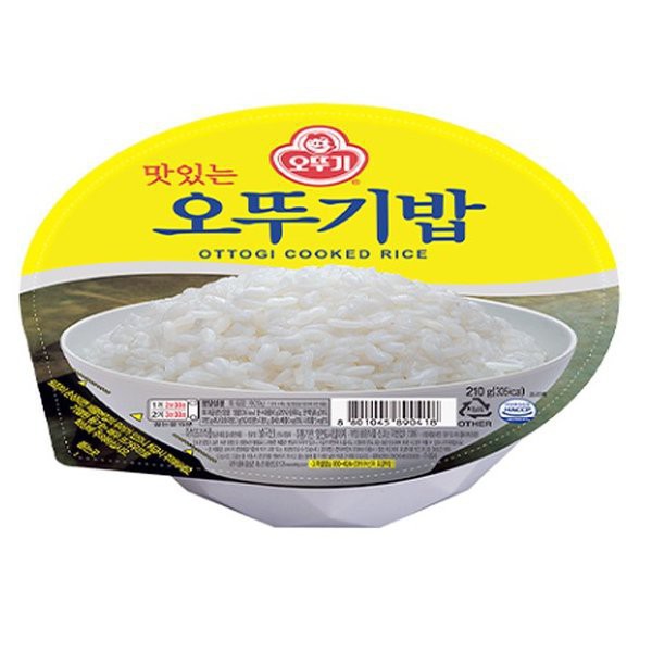 Ottogi Cooked White Rice Instant Rice / Cooked Rice / Korean Instant