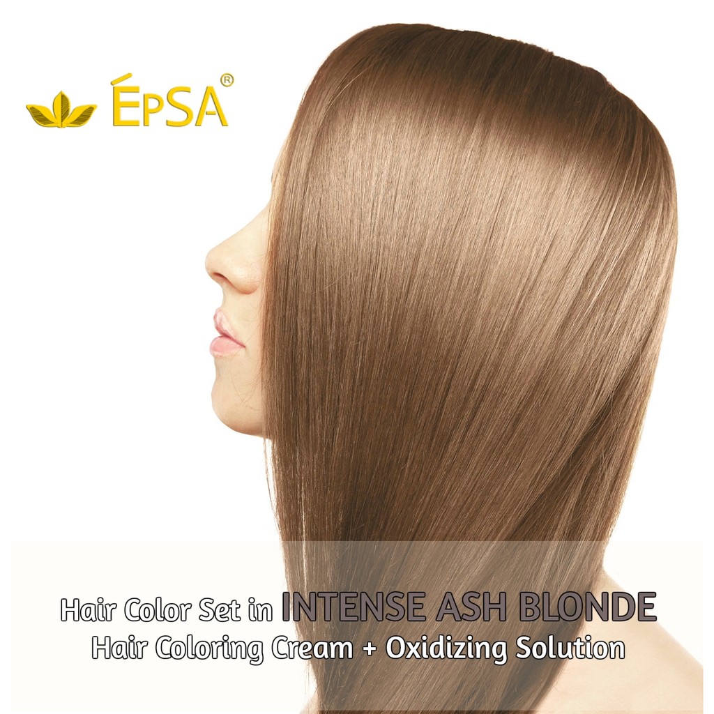 INTENSE ASH BLONDE Hair Color Set | Shopee Philippines