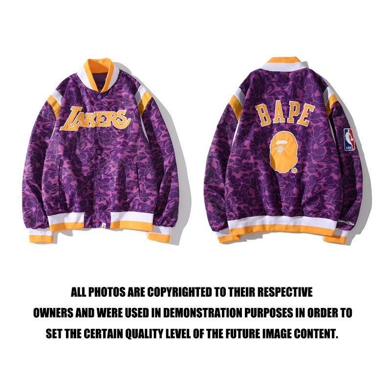 lakers bape jacket