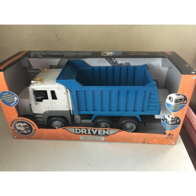 blue dump truck toy