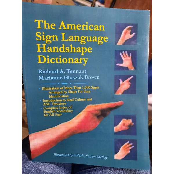 The American Sign Language Handshape Dictionary Illustrated Metlay ...