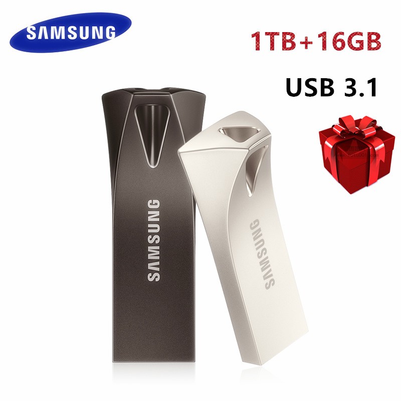 (B1T1) SAMSUNG USB Flash Drive 512GB 1TB USB3.1 Waterproof Pen Drive