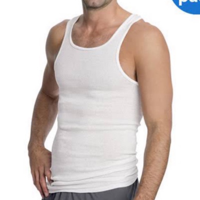 Hanes Tagless A-Shirt Sando ORIGINAL | Shopee Philippines