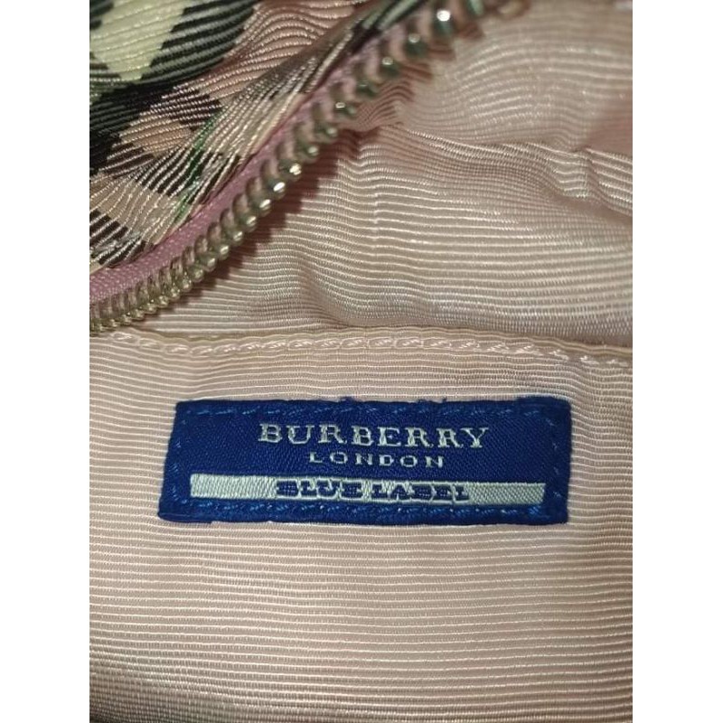 Burberry Blue Label Pink Canvas Bag | Shopee Philippines