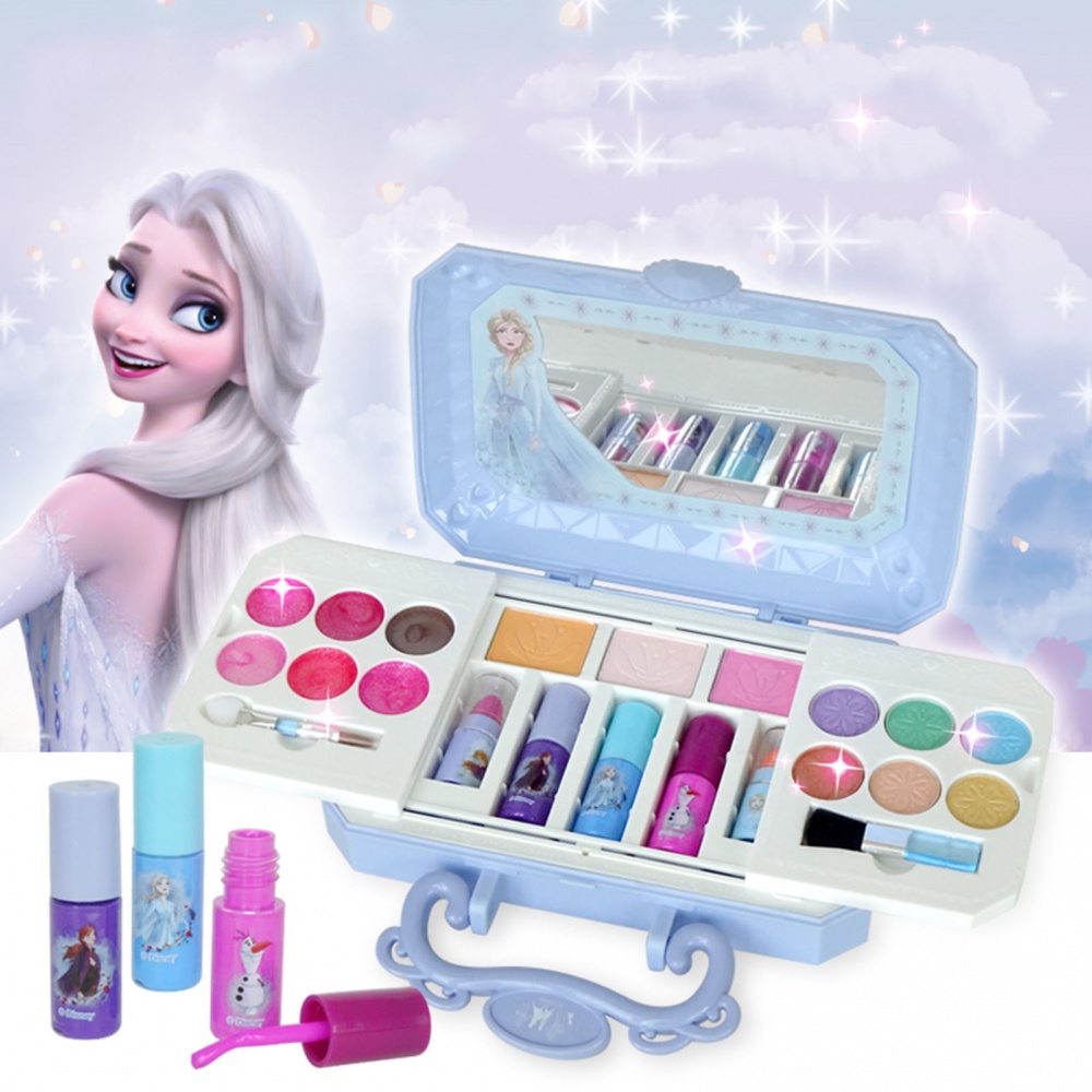 Disney Girls Frozen Cosmetics Set Ice Snow Aisha Princess Makeup Box ...