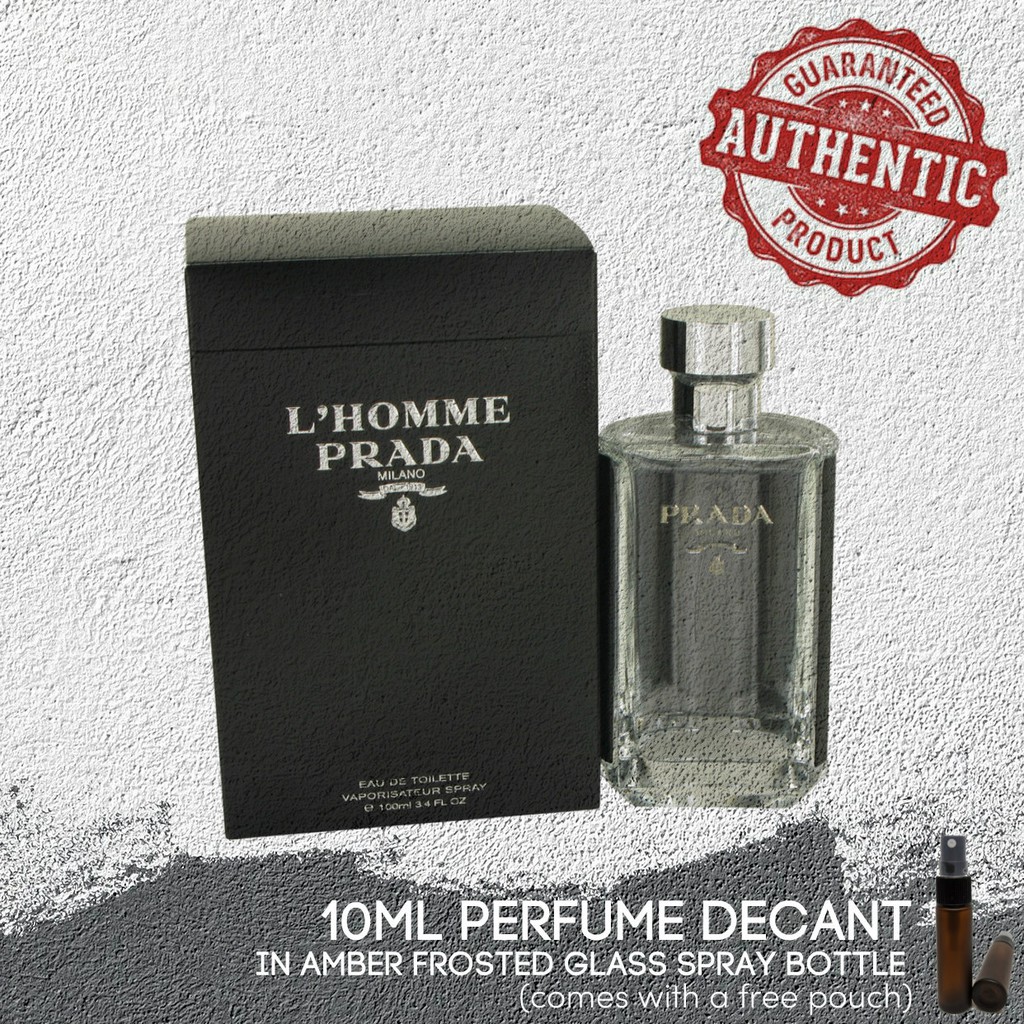 Prada L'homme Perfume Decant (10ml) | Shopee Philippines