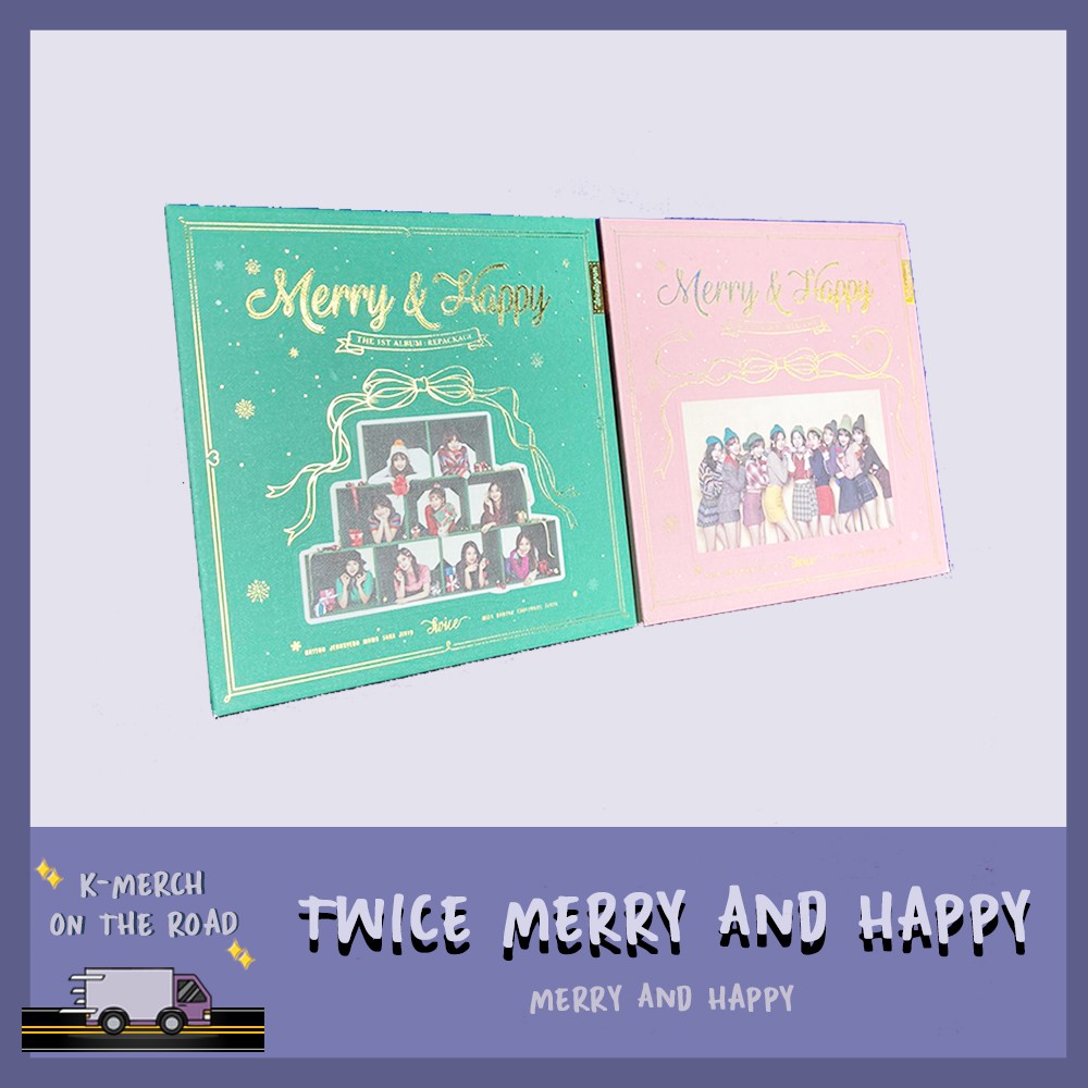 TWICE MERRY AND HAPPY ALBUM | Shopee Philippines
