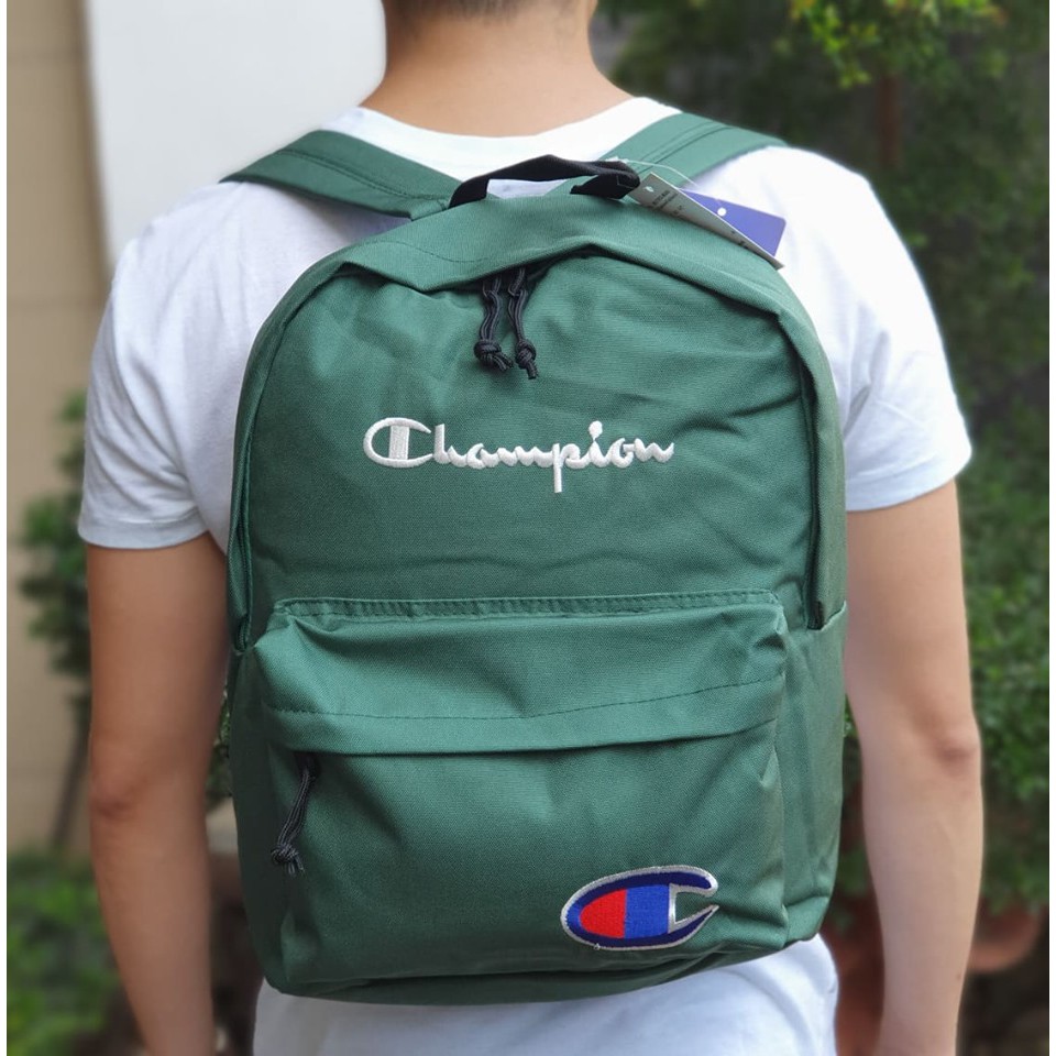 green champion backpack