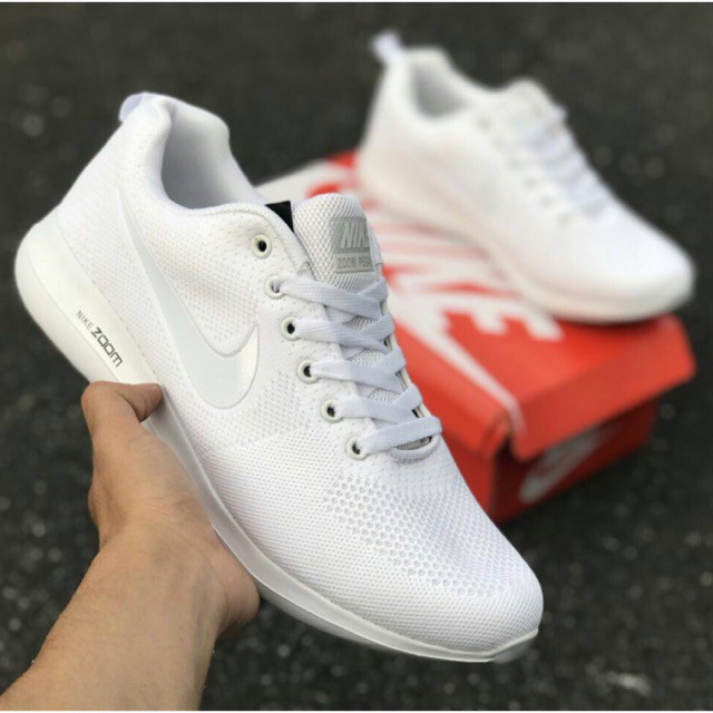 nike zoom all white