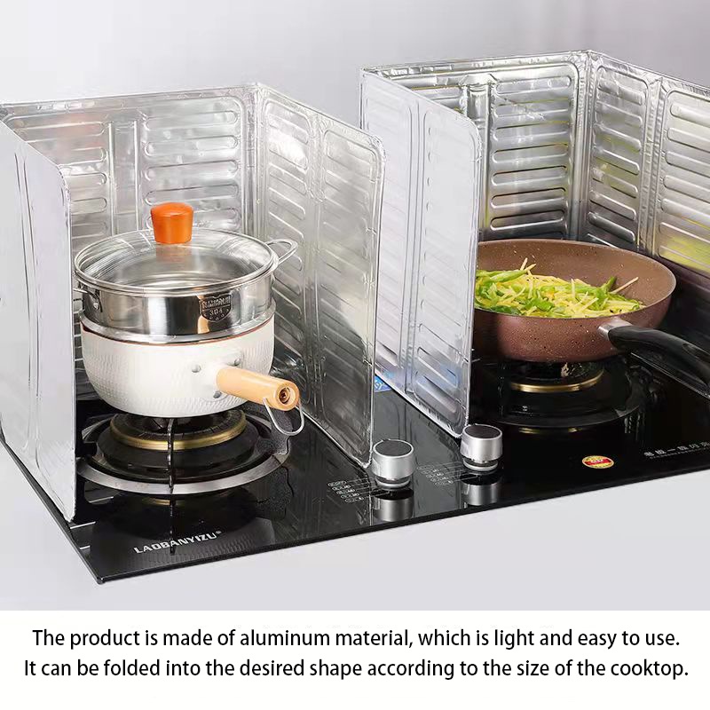 Kitchen gas stove oil baffle Kitchen oil splash insulation board