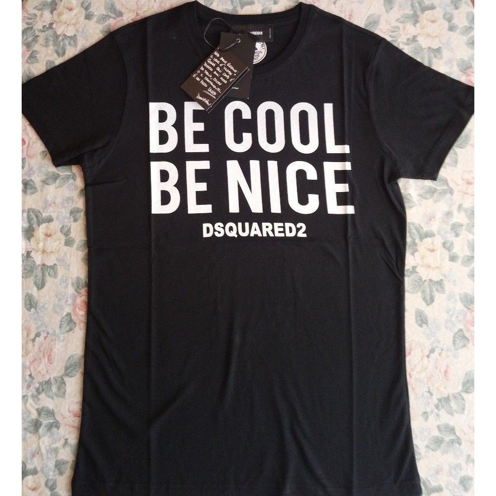 t shirt dsquared2 be cool be nice