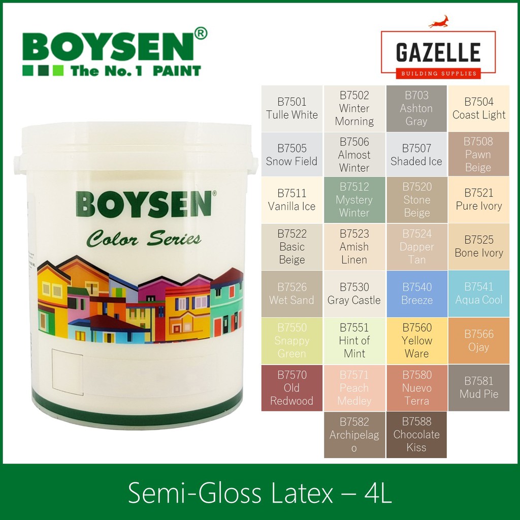 boysen-permacoat-semi-gloss-acrylic-latex-paint-4l-10-colors-part-2-shopee-philippines