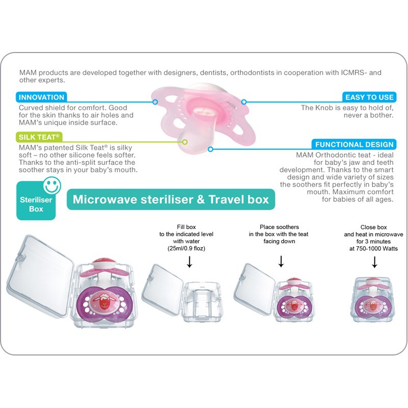 mam baby steriliser