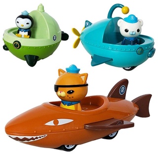 Hot Octonauts Submarine Boot Schip Model Met Kapitein Barnacles Kwazii ...