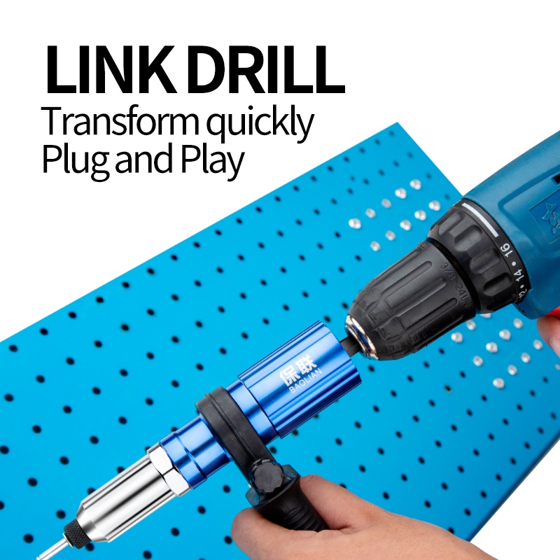 Baolian Electric Riveting Machine 2.4mm4.8mm Blind Rivet Adapter