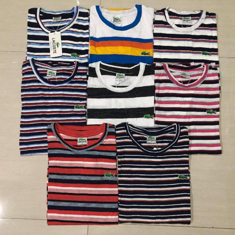 lacoste striped shirt