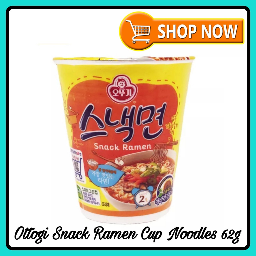 Ottogi Snack Ramen Cup Noodles 62g Shopee Philippines