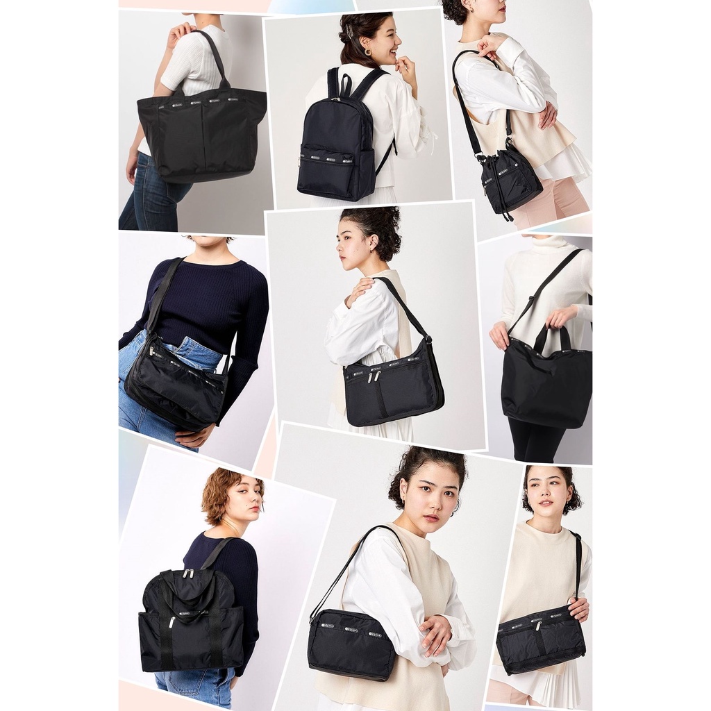 LeSportsac New Color Cosmetic Bag Portable Shoulder Messenger Backpack