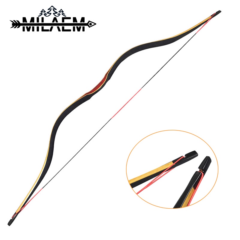Archery Traditional Bow 2045lbs Powerful Wooden Bow Phyllostachys