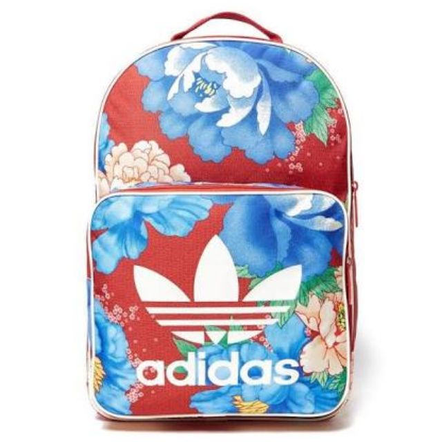 flower adidas backpack