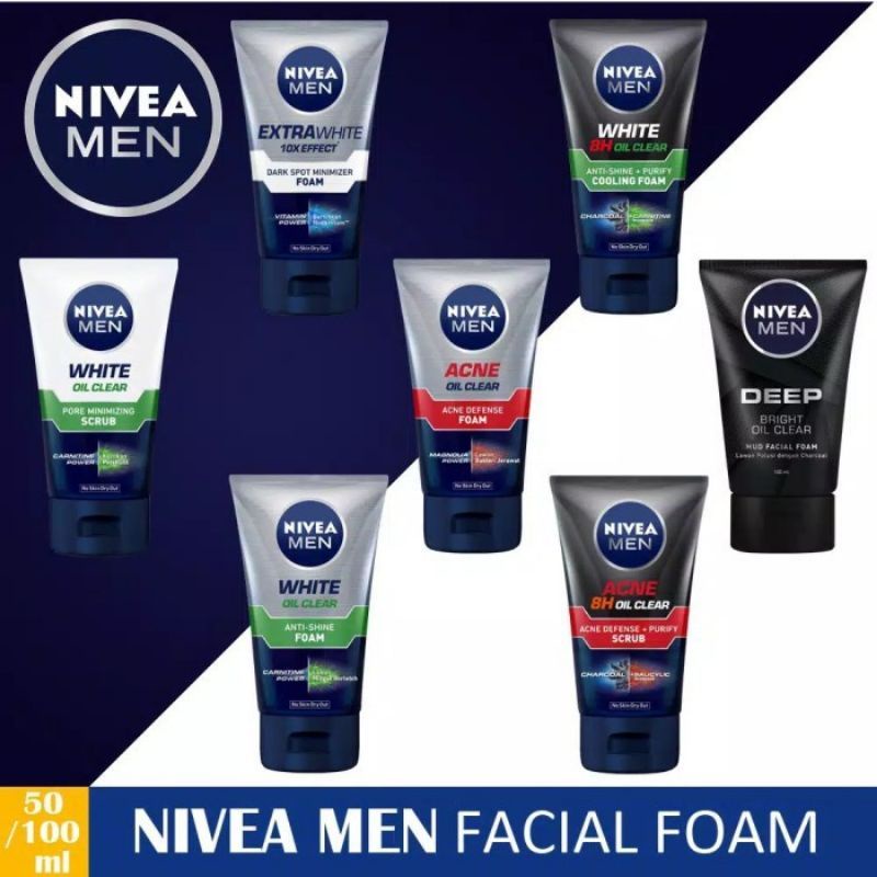 Nivea Men All Variants Of 100ml | Shopee Philippines