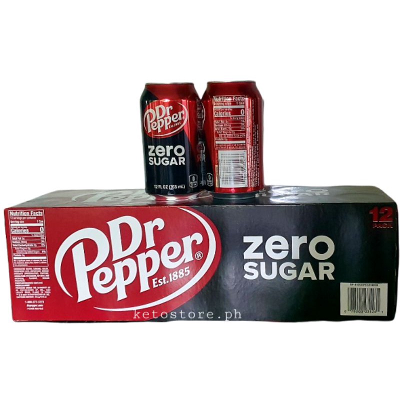 DR PEPPER Zero Sugar  (Sold per can) 355ml | Shopee Philippines