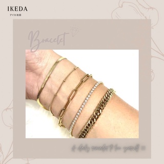 IKEDA l Dainty minimalist bracelets (Non tarnish / Stainless steel)