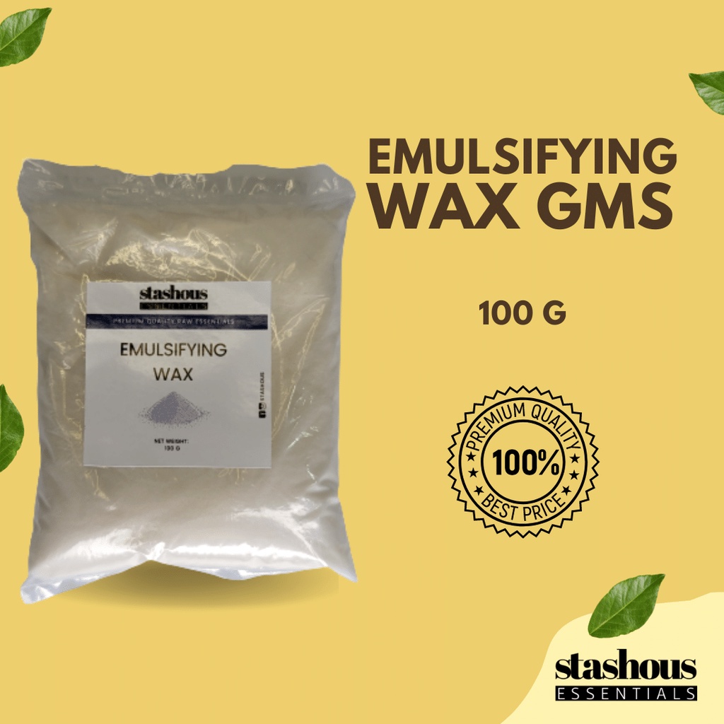 Emulsifying Wax GMS Raw Material for Skin Care Formulations 100 G