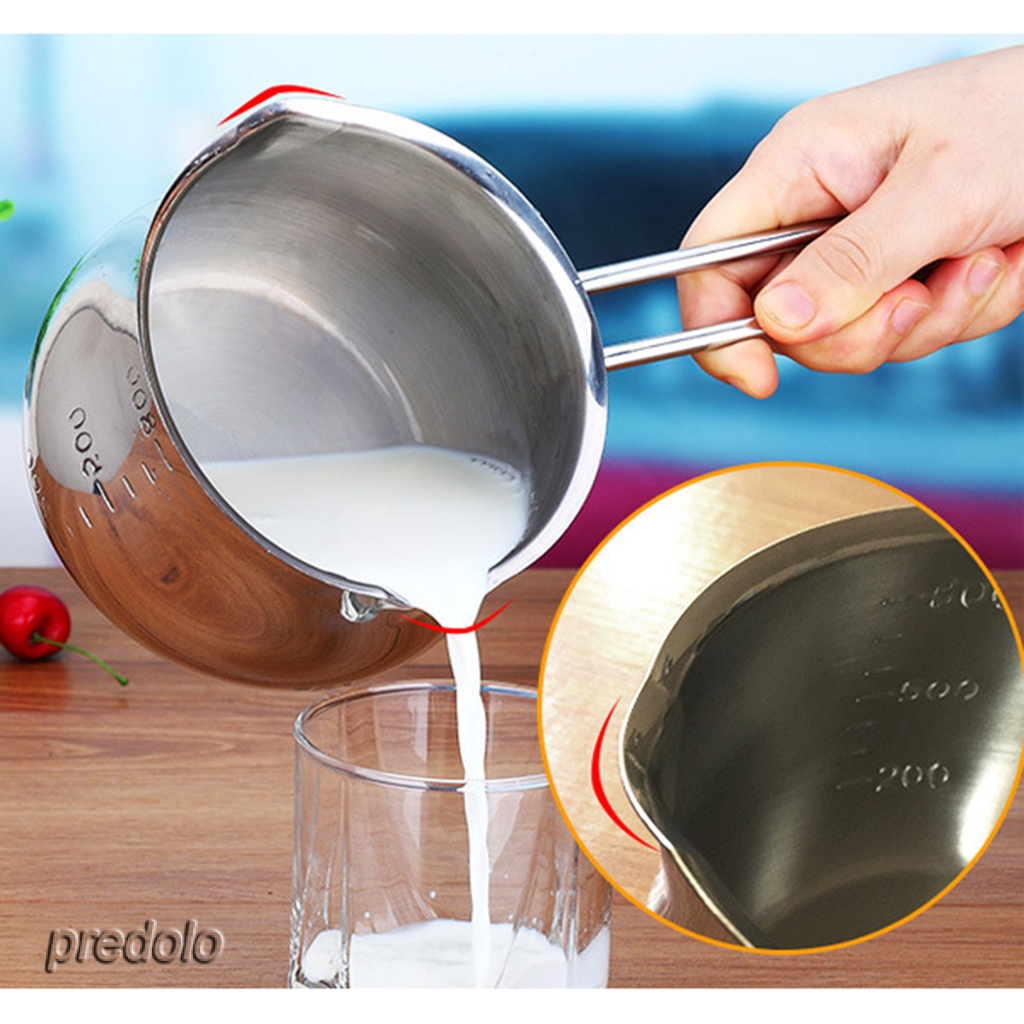 Stainless Steel Induction Saucepan Milk Pan Butter Warmer Baby Food Pot