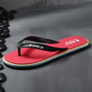 red bottom flip flops