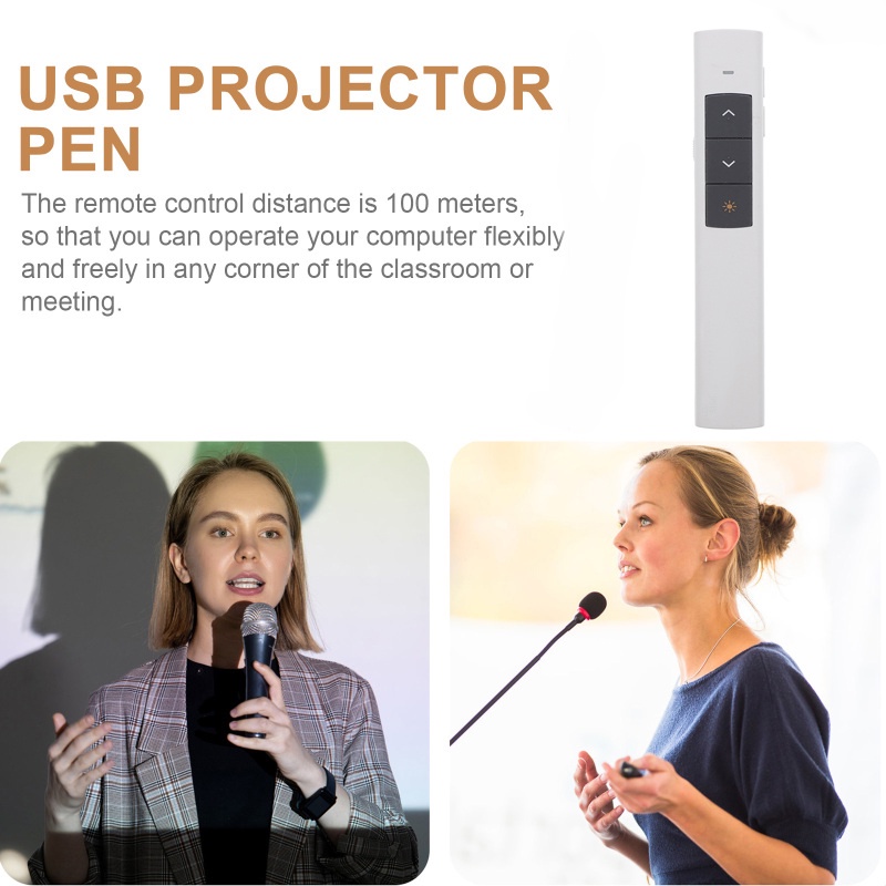Recharge 2.4GHz Wireless USB Powerpoint Presentation PPT Flip Pen ...