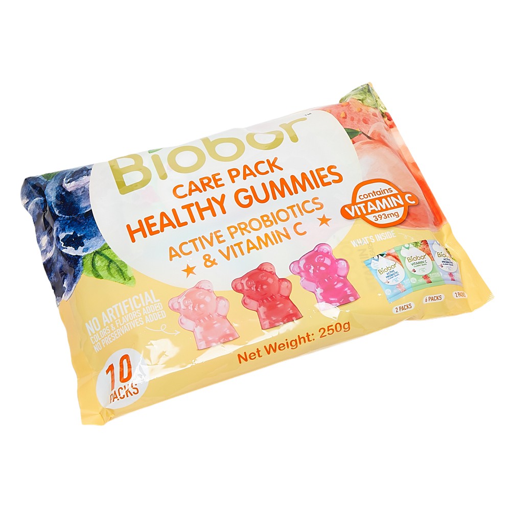 Biobor Active Probiotics & Vitamin C Healthy Gummies Care Pack 250g