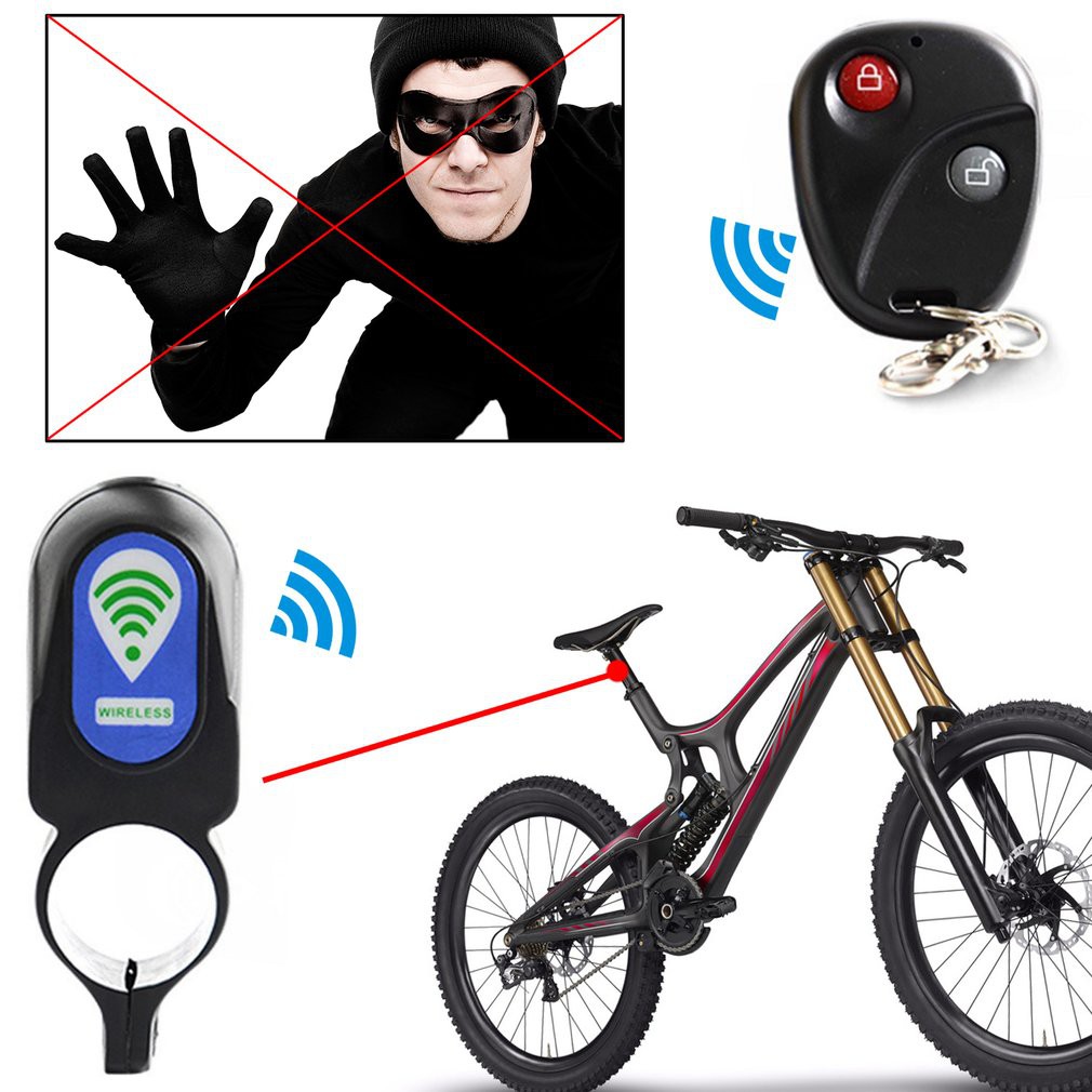 bicycle alarm with remote