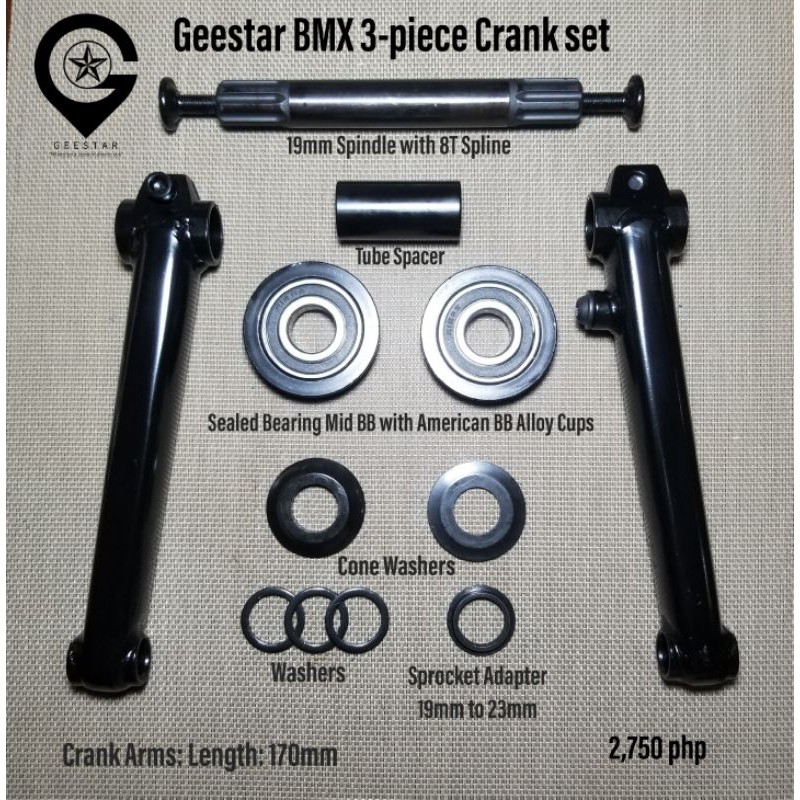 3 piece crank set