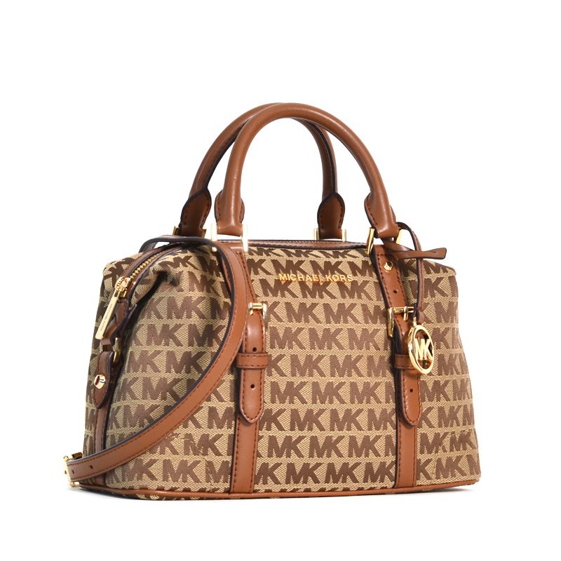 michael kors signature duffle bag